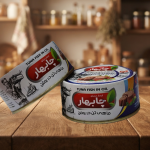 قوطی تن ماهی چابهار با ماهی زرده درجه‌یک